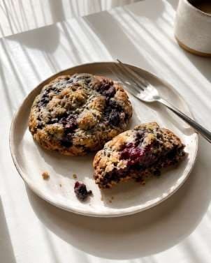AI render: cookies on a plate in morning kitchen light