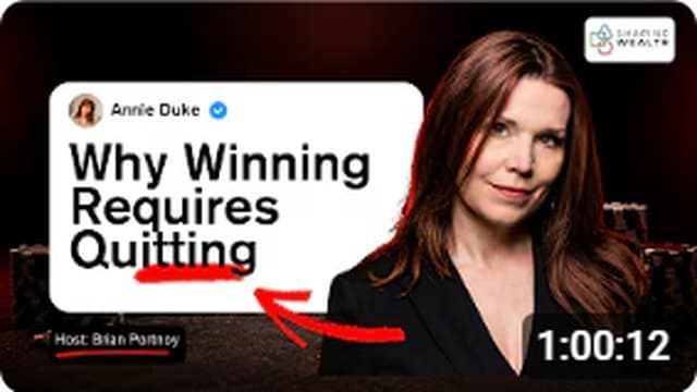 Shaping Wealth thumbnail: Why winning requires quitting